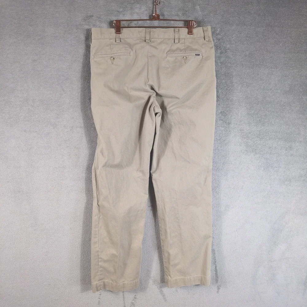 Polo Ralph Lauren Classic Fit Khaki Chino Pants Mens 38x32 Tan Cotton